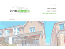 Tablet Screenshot of danielgreenbaum.com